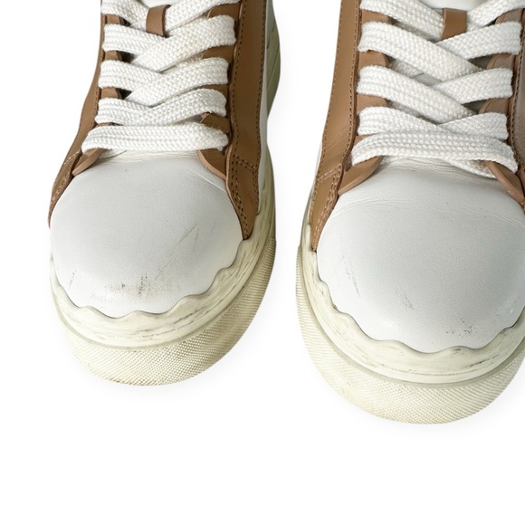 Chloé • Lauren Low-Top Leather Sneakers - Picture 15 of 16
